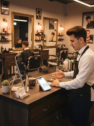 Friseurzahlungen mobil gemacht