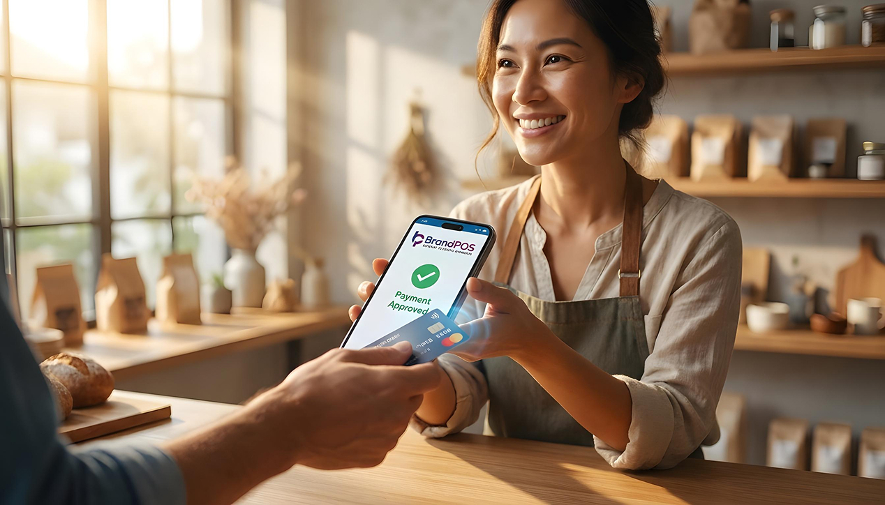 Demonstration der NFC-Mobilzahlungstechnologie