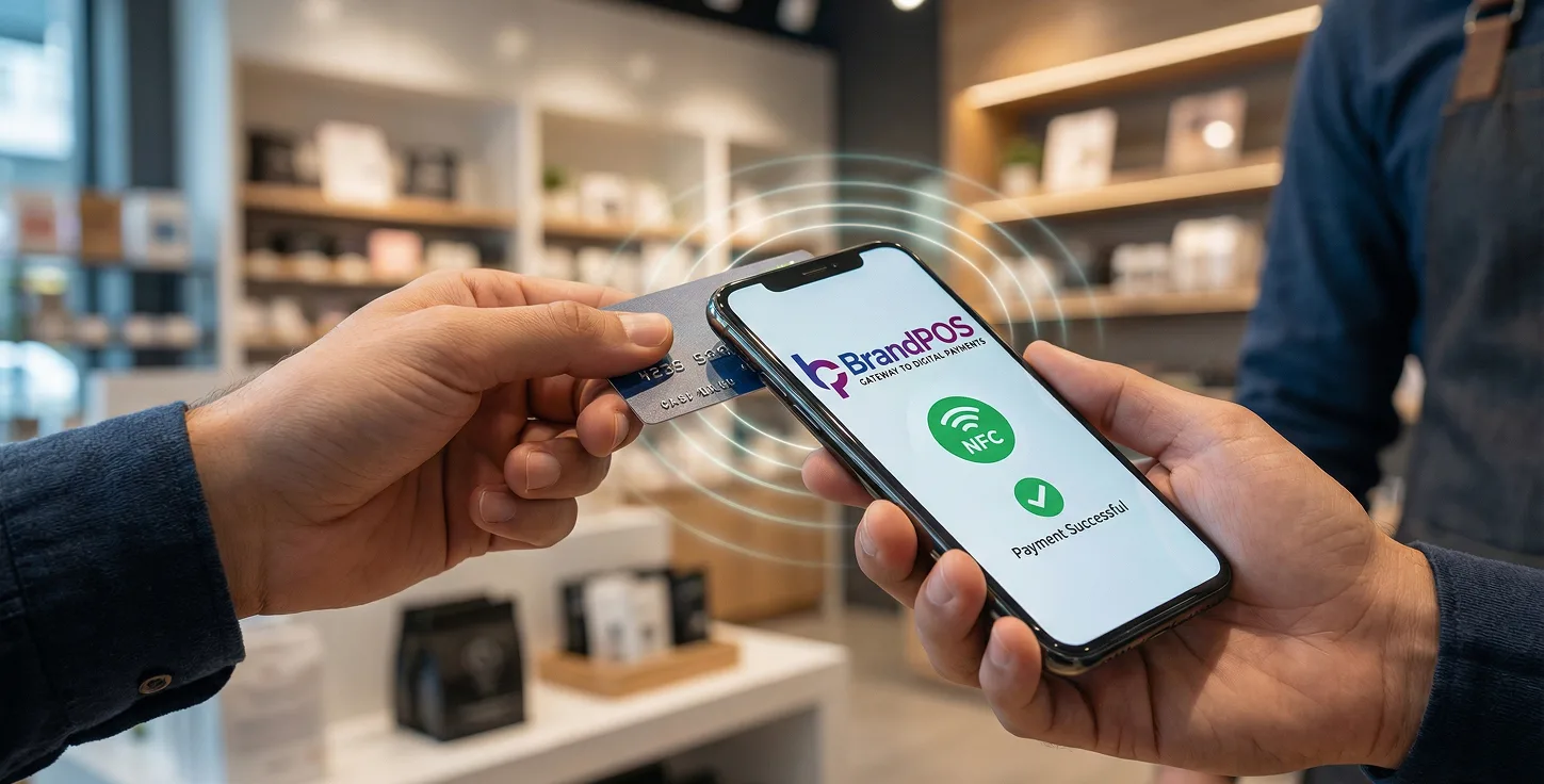 Unternehmen, das mobile Zahlungslösungen nutzt